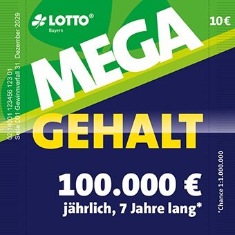 MEGA GEHALT – Los von LOTTO Bayern